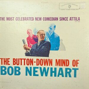 Bob Newhart The Button-Down Mind Of Bob Newhart 1960 VTG Vintage album LP record